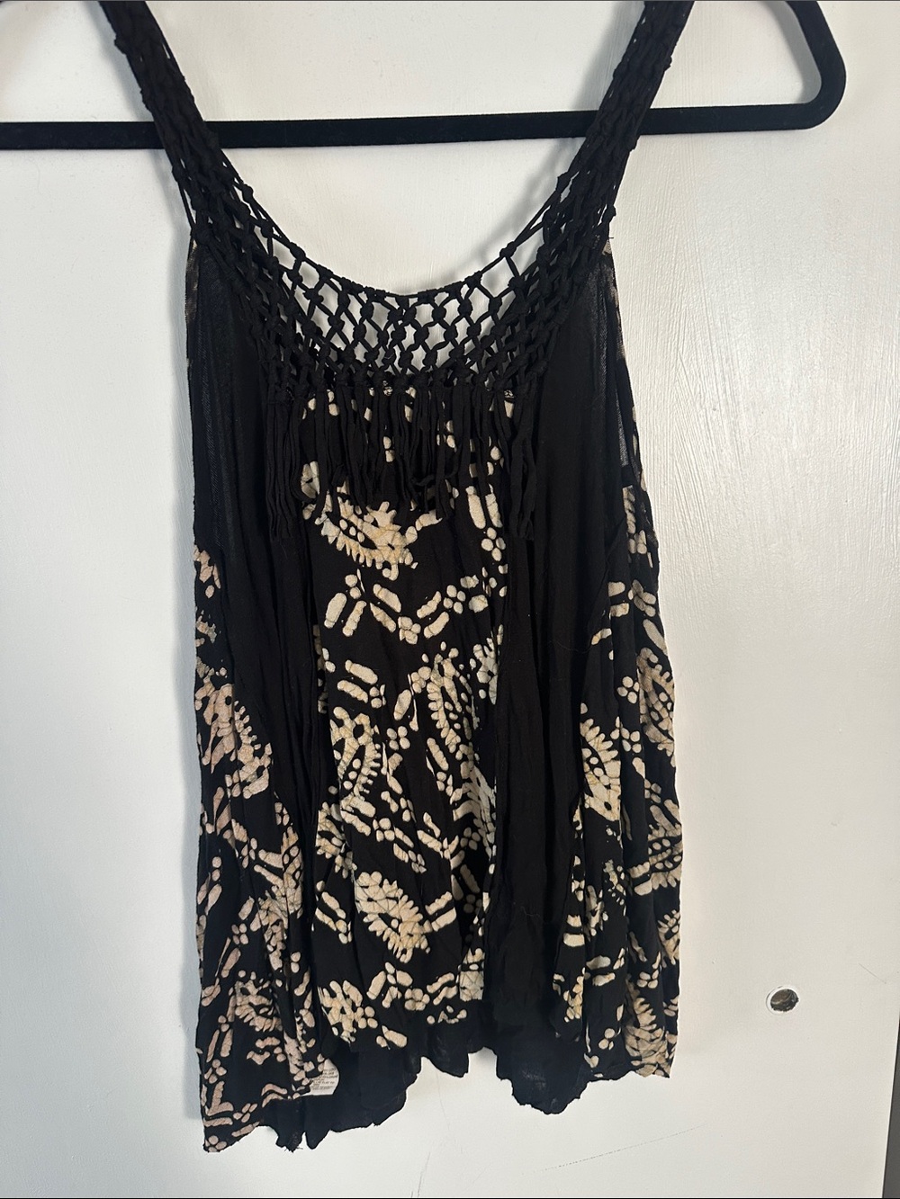 Free People Tiger Lily Crochet-Trim Summer Top